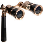 LaScala Optics �culos de �pera 3x25 com Punho - Preto e Dourado