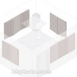 Studio-Panel SP442 Acoustic Treatment Kit (Silver Papier)