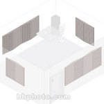 Studio-Panel SP552 Acoustic Treatment Kit (Silver Papier)