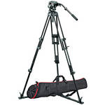 Manfrotto by Bogen Imaging 525MVB Tripod Legs (Black) with 519 Fluid Head