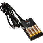 Olympus B-90SU - Baterias NiMH AA (2300mAh) com Carregador de 4 Horas (110/220V)