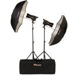 Norman 812788 Allure Two Light Basic Travel Kit (120VAC/12VDC)