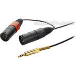 DPA Microphones DAO0138 Stereo Mini Male to 2 3-Pin XLR Male Y-Cable (16.4')