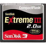 SanDisk 2GB Extreme III CompactFlash Card 