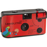 Lomography Lomolitos Red 35mm Disposable Camera with Red Flash