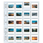 Print File Archival Storage Page for Slides, 35mm (2x2"), Holds 20 Slides, ...