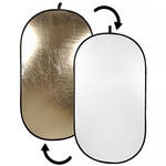 Impact Reflector Disc - Silver-Gold, White - 41x74"