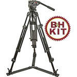 Manfrotto by Bogen Imaging 525MVB - Pernas de Trip� (Preto) com Cabe�a Hidr�ulica 519