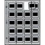Pana-Vue Archival Top-Loading Slide Page (Holds Twenty 35mm Slides, 100 Pages)