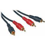 Comprehensive Cabo de 2 RCAs Macho para 2 RCAs Macho - 15 p�s (4,57m)