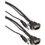 Comprehensive 25' (7.6 m) HR Pro Series Micro VGA HD15 Plug to Plug with Audio Cable