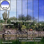 Tiffen 6 x 6" Clear Graduated Blue 3 Glass Filter (Hard Edge) 