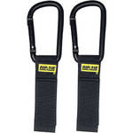 Rip-Tie Carabiner CableCarrier 1.0x6.0" (Black 2 Pack)