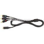 Sony VMC-30VC Mini A/V Male to 3 RCA Male A/V (Component) Cable - 9.8'