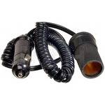 NRG 01617-03 Cigarette Male to Cigarette Female Coiled Cable - 3 ft