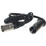 NRG 04616-03 4-pin XLR Male to Cigarette Male Coiled Cable - 3 ft