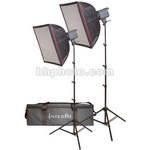 Interfit Stellar 300 2 Monolight, 2 Softbox Kit