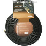 Terk Technologies Premium Quad Shield RG6 Coaxial Cable - 100 ft
