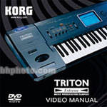 Korg DVD: TRITON Extreme Manual - Manual ONLY