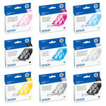 Epson Set of Nine Ink Cartridges