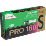 Fujifilm Pro 160S 120 Professional Color Negative (Print) Film - 5 Rolls