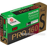 Fujifilm Pro 160S 220 Professional Color Negative (Print) Film - 5 Rolls