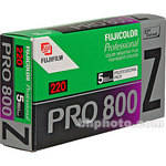 Fujifilm Pro 800Z 220 Fujicolor 800 Professional Color Negative (Print) Film - 5 Rolls