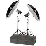 Photogenic 1000 Watt/Second, 2 Light Travel Kit (120V)