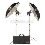 Photogenic PL1K Photogenic Two Monolight Travel Kit (120VAC)