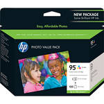 HP / Hewlett-Packard HP 95 Inkjet Print Cartridge (10ml) Photo Paper 4x6"- 100 shts