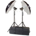 Photogenic Radio Solair 2 Monolight 1000 Total Watt/Second Kit (120V AC)