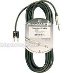 Pro Co Sound StageMaster Z-Force Banana to 1/4" Male Speaker Cable (14 Gauge) - 25'