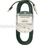 Pro Co Sound StageMaster Z-Force Banana to 1/4" Male Speaker Cable (16 Gauge) - 50'