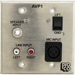 Pro Co Sound AVP-1 - Wallplate Audio/Video Interface - Stainless Steel