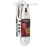 Belkin F9H600-03 6-Outlet Home Ser SurgeStrip Surge Protector - 3' Cable, Wht