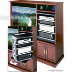 Middle-Atlantic ASR60HD 60" Slide/Rotating 9-Shelf Sys