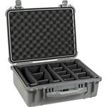 Pelican 1550 Case with Dividers (Silver)