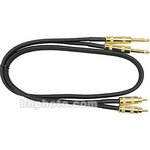 Hosa Technology Two 1/4" Male to Two RCA Male Unbalanced Cable (Gold) - 5'