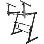 On-Stage KS7365EJ Folding-Z  Two-Tier Keyboard Stand