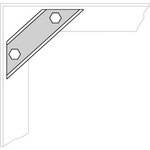 Middle-Atlantic MRK-Z4 Seismic Floor Anchor Brackets