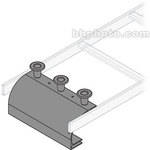 Middle-Atlantic CLH-ED11-4 Cable Ladder End Drop w/3 Spools (4-Pieces)