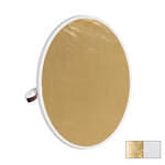 Photoflex LiteDisc Circular Reflector, White Opaque/Gold, 12" (30.5cm)