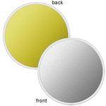 Photoflex LiteDisc Circular Reflector, Silver/Gold, 52" (132cm)
