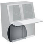 Middle-Atlantic Locking Solid Front Door (Gray)