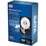 Western Digital HD Interno SATA Caviar Azul de 3,5 polegadas de 500GB