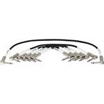 Hosa Technology 1/4" Right-Angle to 1/4" Right Angle Coupler Set - (6-Pack)