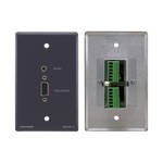 Comprehensive / Kramer WXA1  Female HD-15 (VGA/UXGA) and Female Stereo 3.5 Audio Wall Plate
