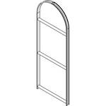 Altman Three Rung Light Ladder with Heavy Duty Clamp