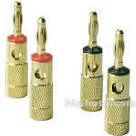 Jamo BN1 Gold-Plated Banana Connectors