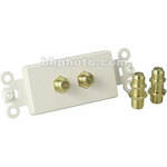 Jamo F-81 Gold Type F Connectors